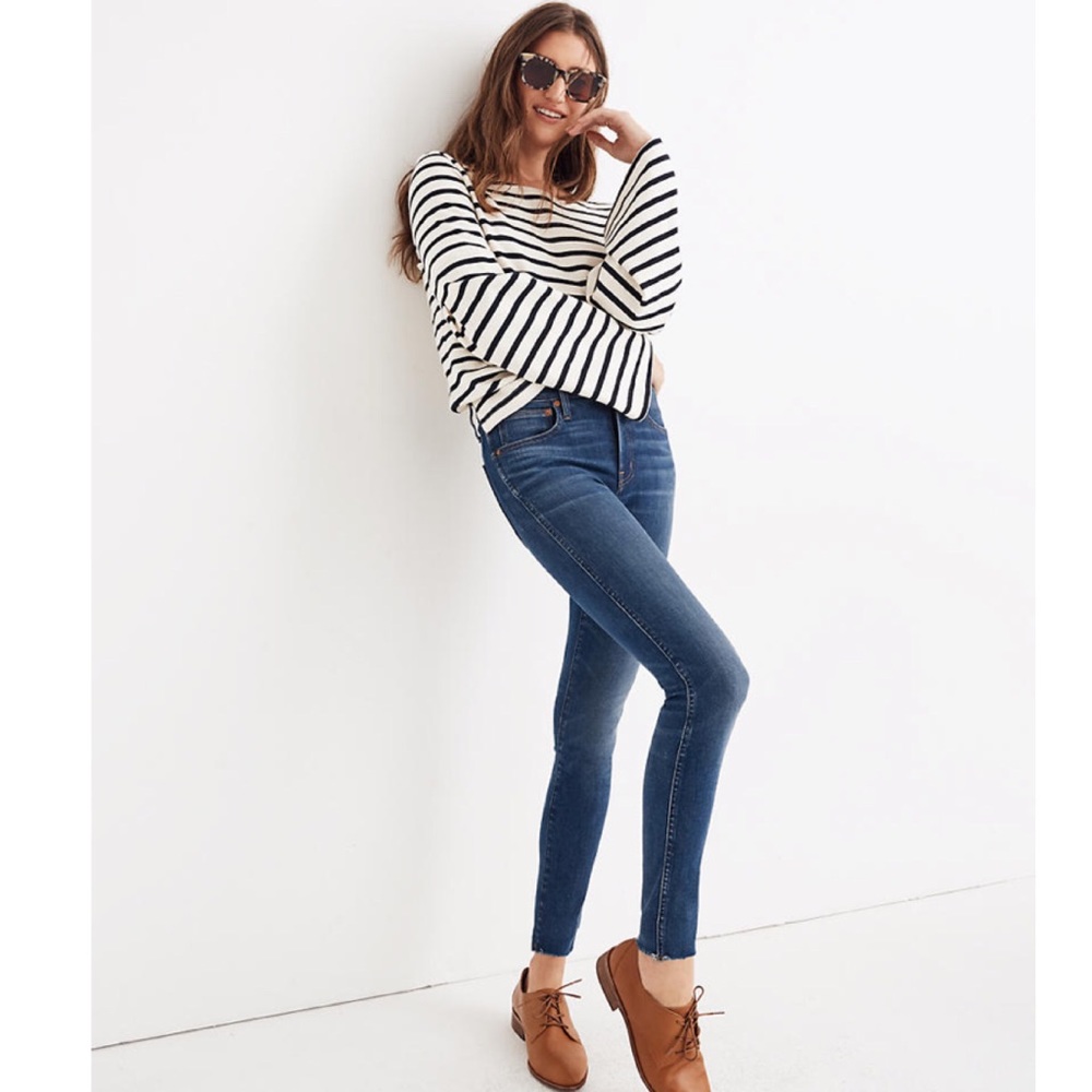 Madewell 9in High Rise Skinny Jean Paloma Wash